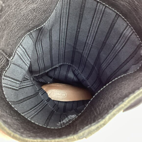 Coach Valterra Sport Mid-Calf Leather Womens 7B Riding Boots Black - Picture 12 of 13